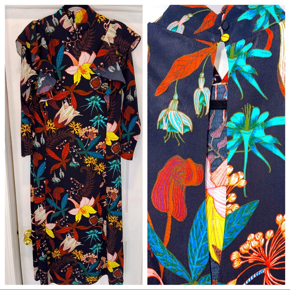 Women’s long sleeve with cut out back H&M dress size 10 never worn